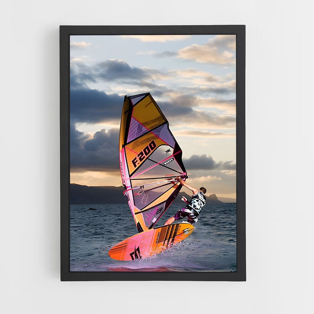 Poster Surf des Vents – affiche Planche à voile (vue 2)